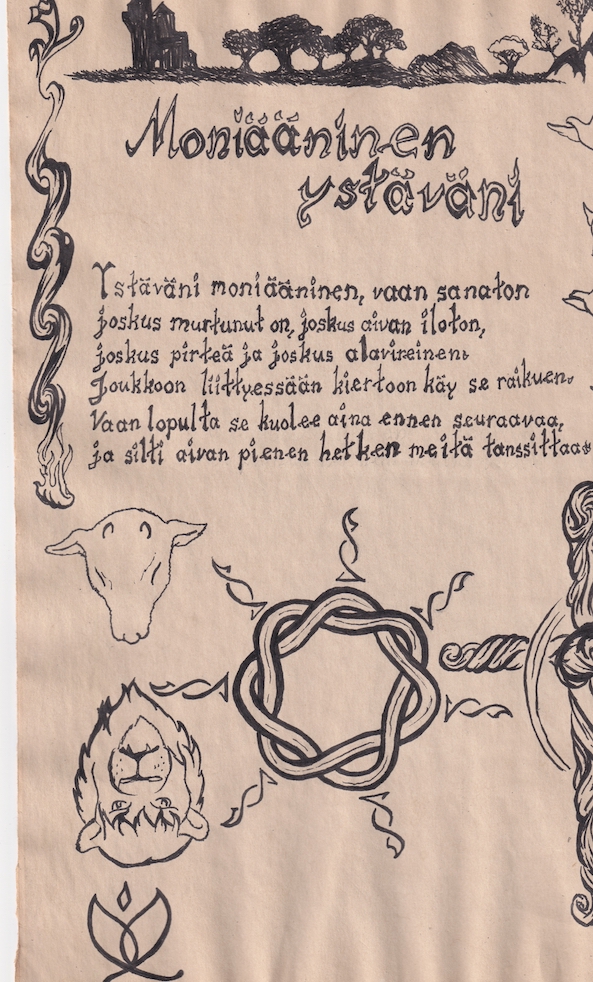 Osaskannaus arvoituspaperista